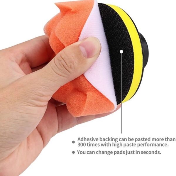 Car Foam Drill Polishing Pad - 11 Piece - Image 11