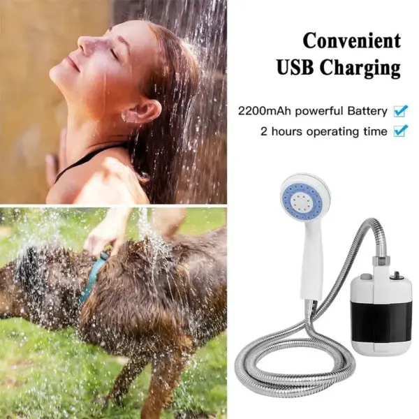 Rechargeable Portable Handheld Outdoor Shower - Image 12