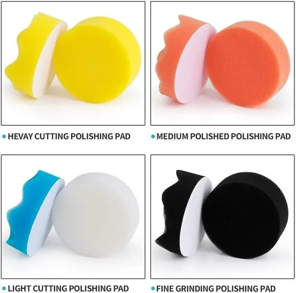 Car Foam Drill Polishing Pad - 11 Piece - Image 14