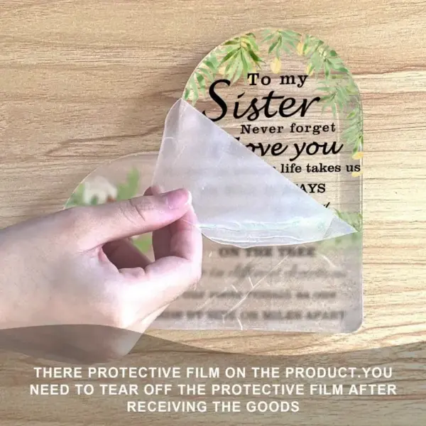 Heart-Shaped Paperweight for Your Sister - Image 2