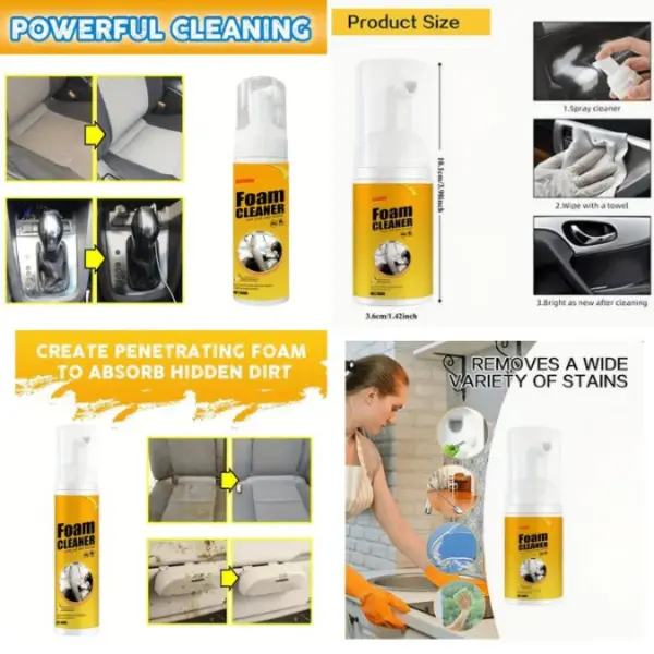 All-in-One Carwash Kit with Car Backseat Organizer Bag - Image 9