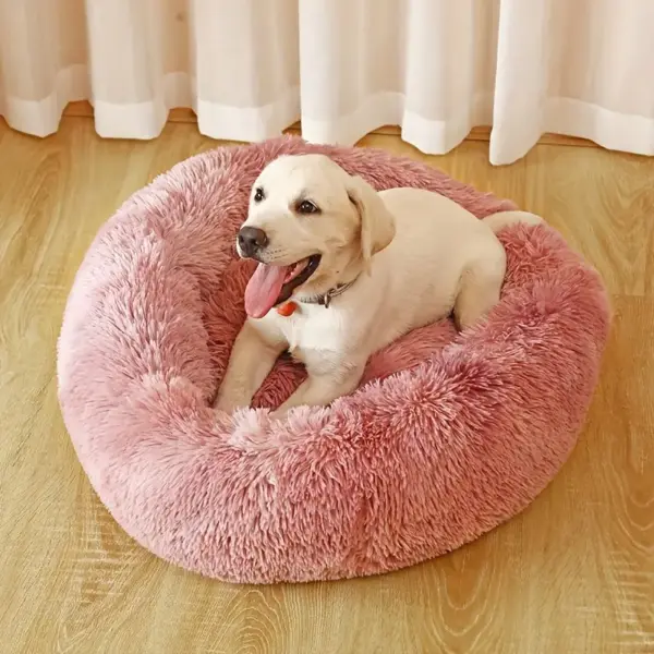 Doughnut Shaped Dog Bed For Small Dog Breed - Image 3