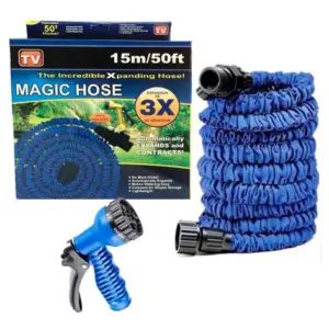 Magic Expanding Garden Water Hose With Spray Gun