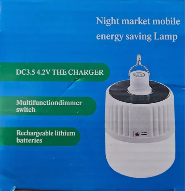 Night market mobile energy saving LED lamp - Image 2