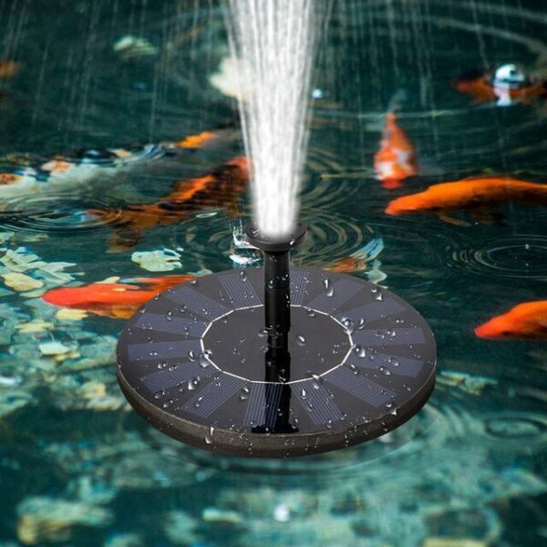 Water Fountain - Floating Round Solar Powered - Image 3