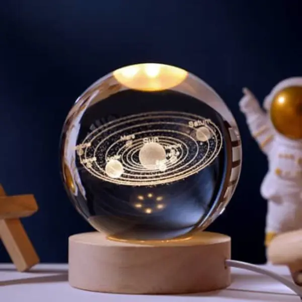 Solar System Crystal Ball - 8cm - Image 2
