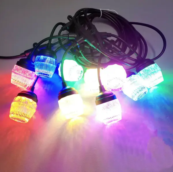 Lantern shape globe String Lights with Plug - Multicolored 5m - Image 2
