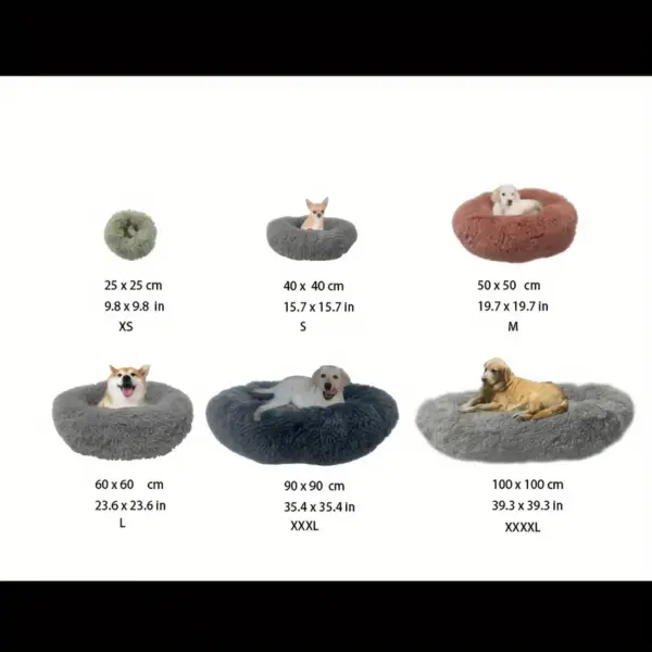 Doughnut Shaped Dog Bed For Small Dog Breed - Image 2