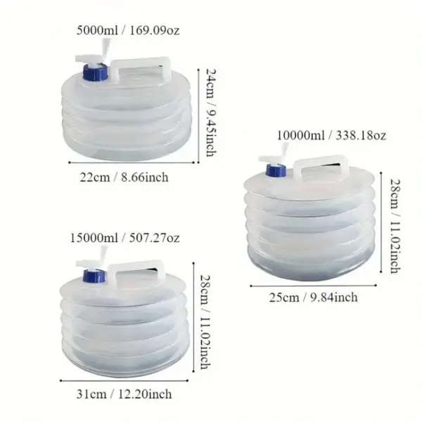 Large Capacity Folding Water Bucket with Handle 5/10/15L (GG's) - Image 4