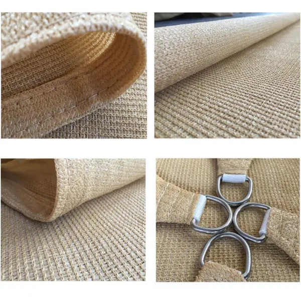 Rectangle Sun Shade Sail for Outdoor Garden 3m x 4m - Image 3