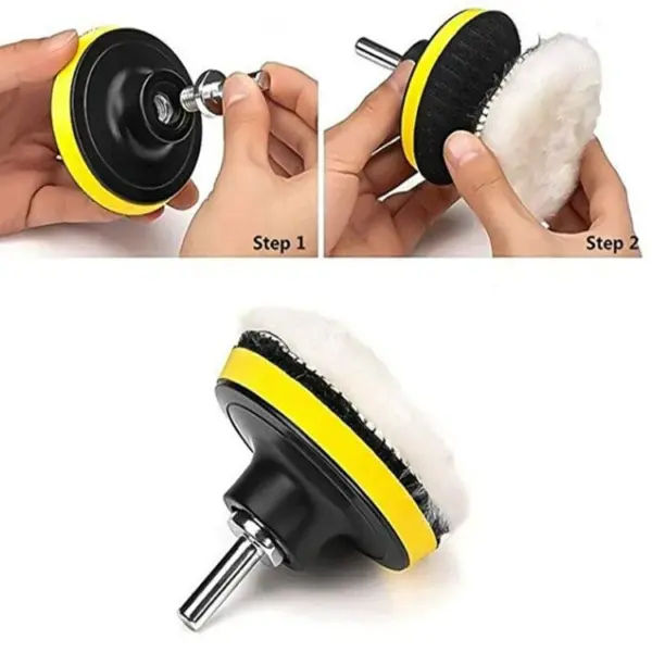 Car Foam Drill Polishing Pad - 11 Piece - Image 3