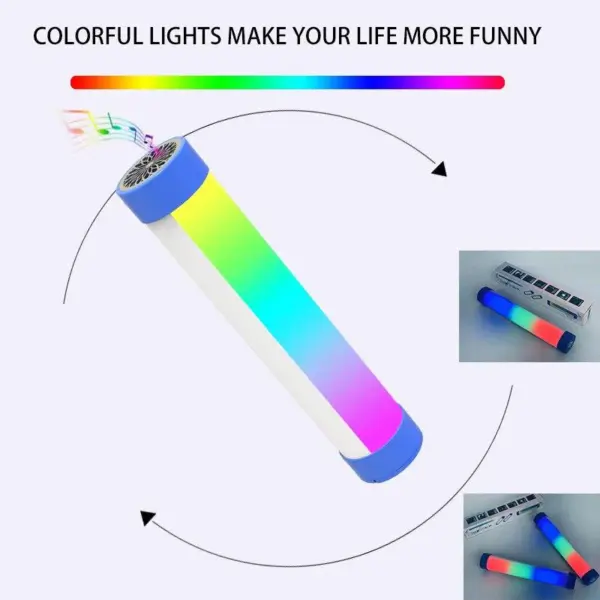 Wireless Bluetooth Speaker with Florescent Light - Image 3