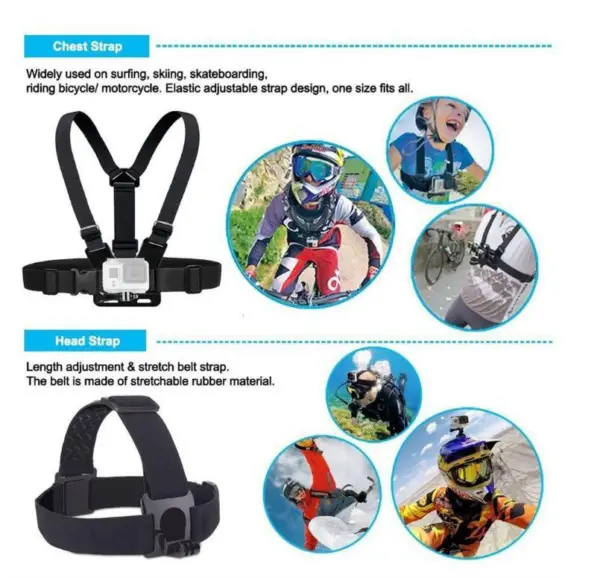 Sports Camera Accessories 9 in 1 Set - Image 3