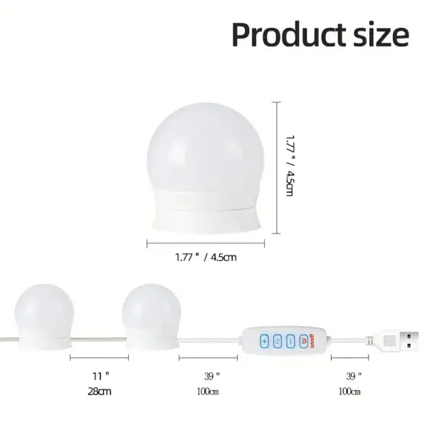 6 Piece Vanity Mirror Lights - Image 3