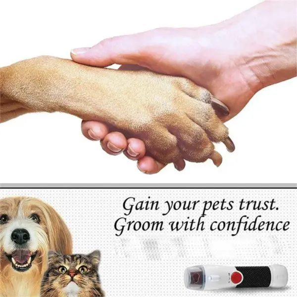 Electric Pet Nail Clipper & Trimmer / Pet Grooming Nail Sharpener Q-PM10 - Image 3