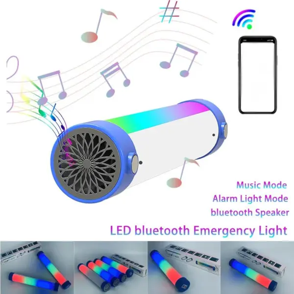 Wireless Bluetooth Speaker with Florescent Light - Image 5