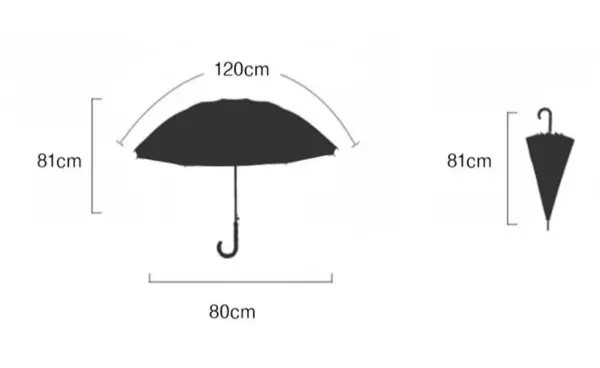 Kids Unicorn Umbrella - Baby Pink - Image 4