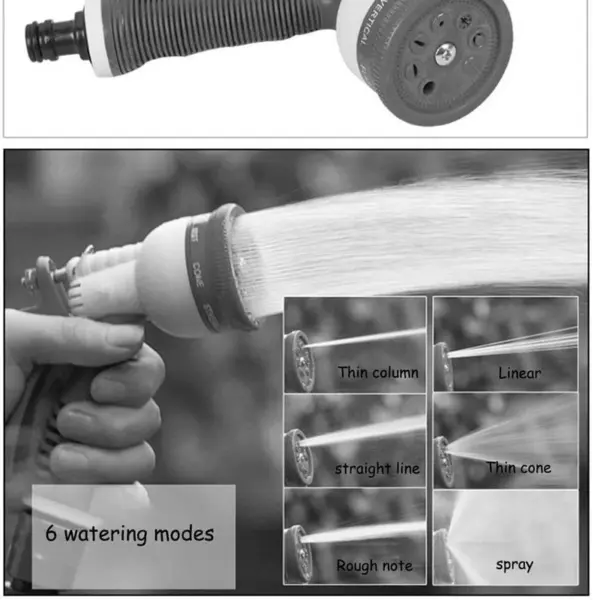10m Flexible Garden Hose Pipe with Reel / Car Wash Hose Pipe With Reel 10M - Image 6