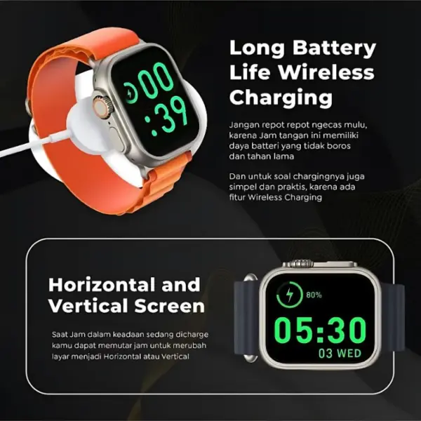 7 in 1 Strap Ultra Smart Watch - Image 6
