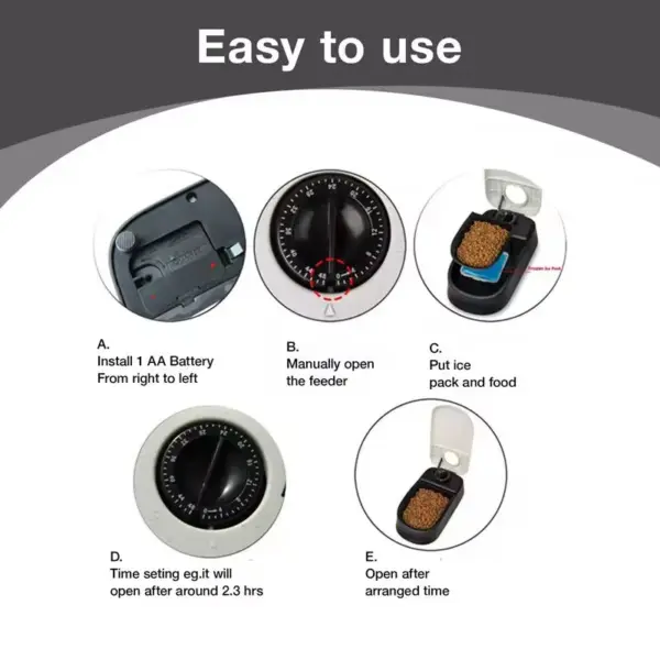Automatic Timed Feeding Bowl for Pets (GG's) - Image 5