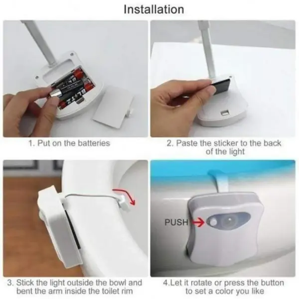 Motion Activated Toilet Nightlight - Image 5
