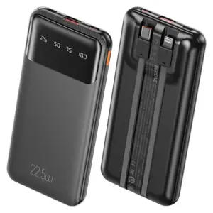 10 000mAh 22.5W Fast Charging Power Bank 4 Outputs Phone External Battery – WEKOME WP-63