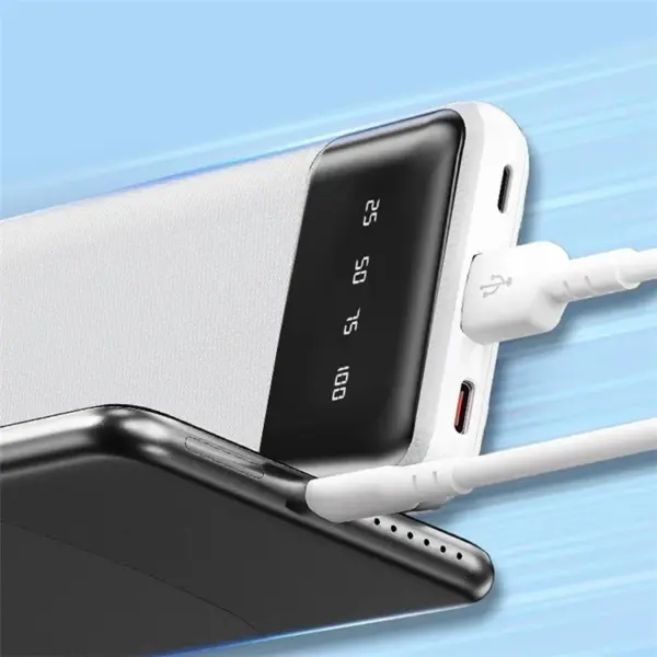 10 000mAh 22.5W Fast Charging Power Bank 4 Outputs Phone External Battery – WEKOME WP-63 - Image 7
