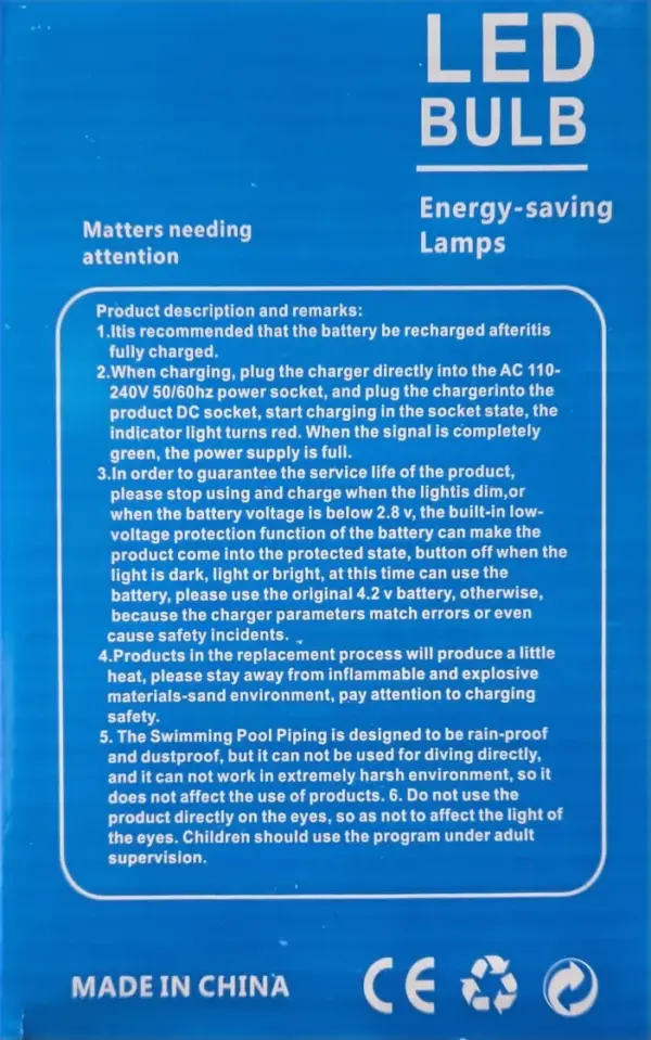 Night market mobile energy saving LED lamp - Image 5