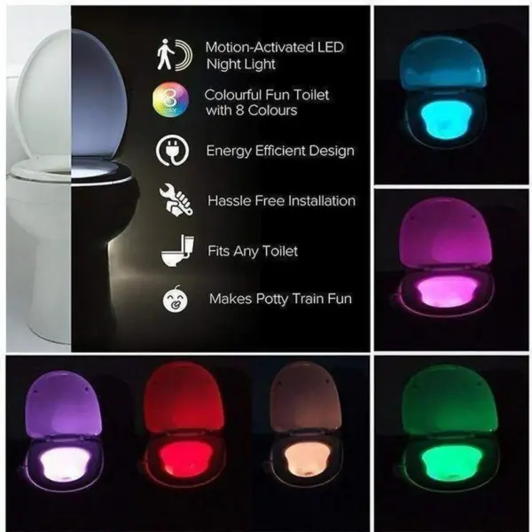 Motion Activated Toilet Nightlight - Image 6