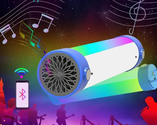 Wireless Bluetooth Speaker with Florescent Light - Image 7