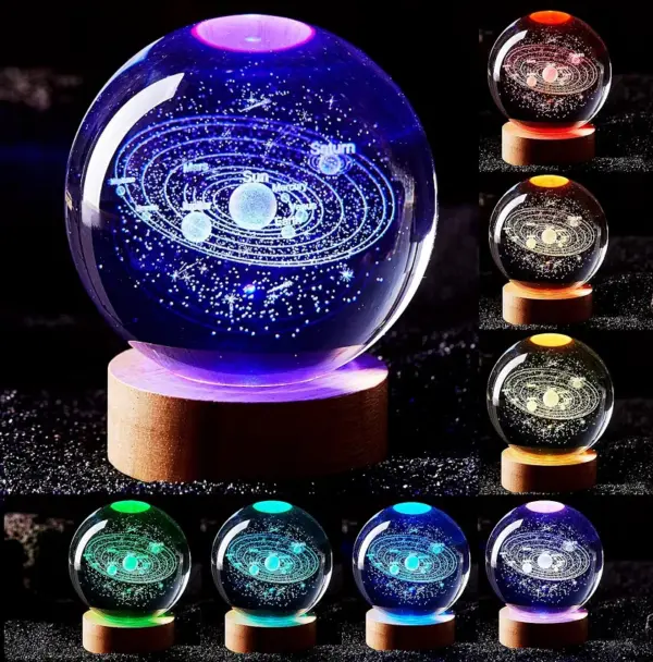 Solar System Crystal Ball - 6cm - Image 6