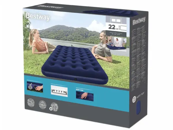 Airbed Inflation Camping Outdoor Air Mattress - Double (Bestway) - Image 7