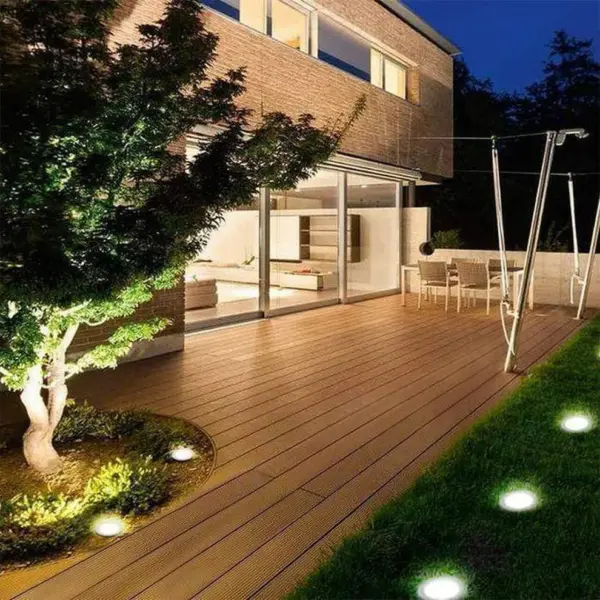 Solar Ground Lights Outdoor 8 LED Pack - Image 4