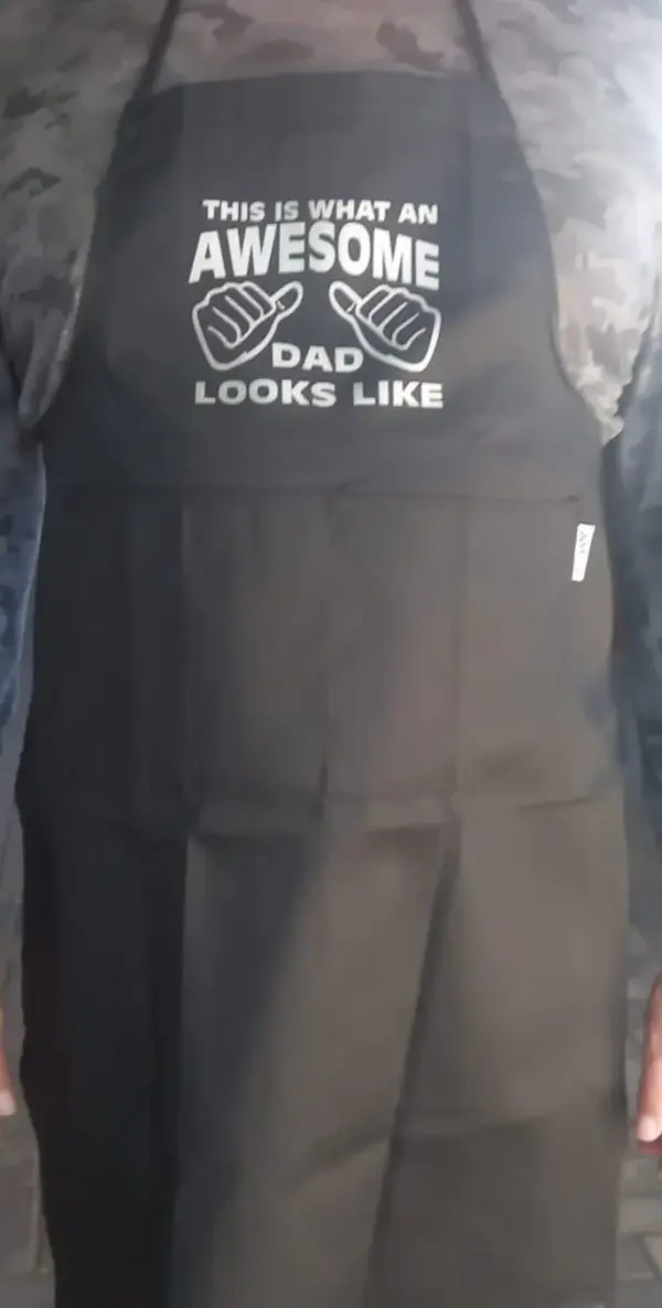 Awesome Dad Apron - Image 2