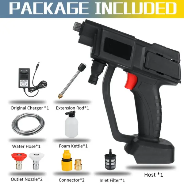 24v Rechargeable Portable High-Pressure Spray Gun - Image 2