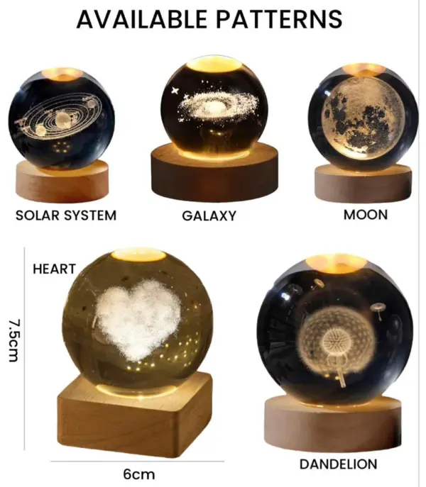 Solar System Crystal Ball - 6cm - Image 10