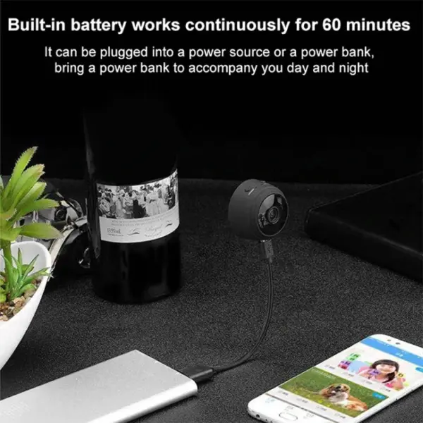 Mini WiFi Hidden Wireless Camera (A9) - Image 9