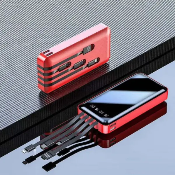 15 000mah Portable Power bank with 4 Built In Cables – Olesson DA126 - Image 8