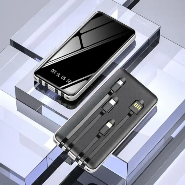 15 000mah Portable Power bank with 4 Built In Cables – Olesson DA126 - Image 6