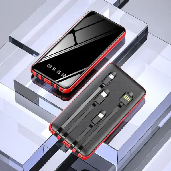 15 000mah Portable Power bank with 4 Built In Cables – Olesson DA126 - Image 4