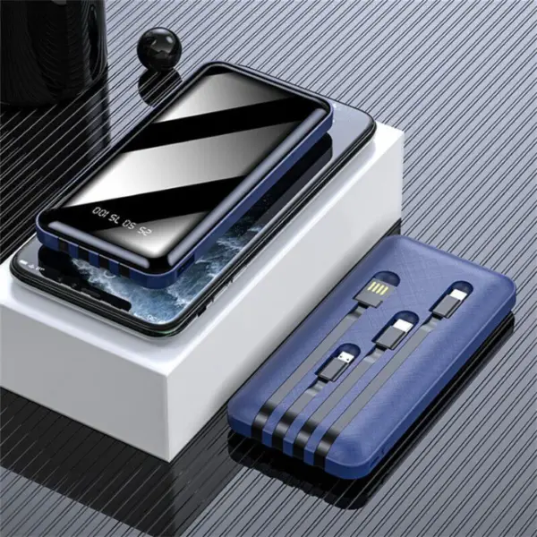 15 000mah Portable Power bank with 4 Built In Cables – Olesson DA126 - Image 3