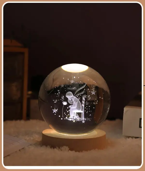 Chair Fairy Crystal Ball - 6cm - Image 2