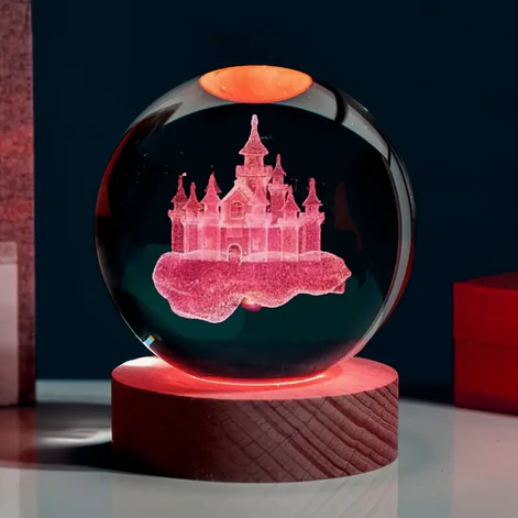 Disney Castle Crystal Ball - 6cm - Image 4