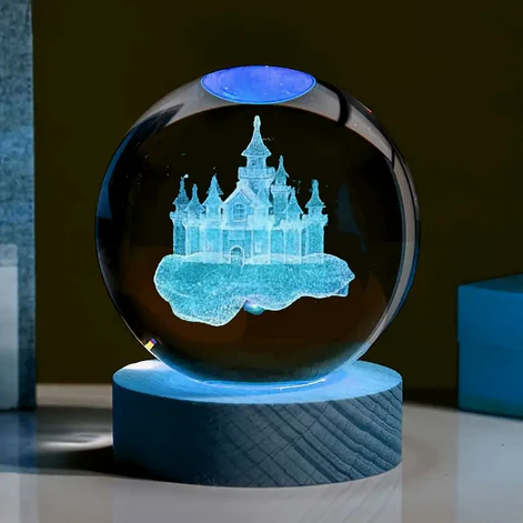 Disney Castle Crystal Ball - 6cm - Image 2