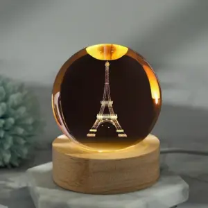 Eiffel Tower Crystal Ball - 6cm