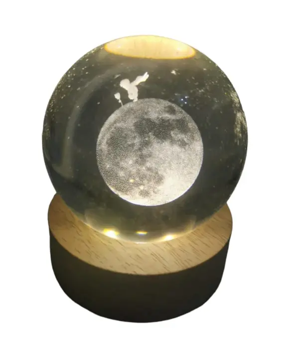 Man on the Moon Crystal Ball - 6cm - Image 2