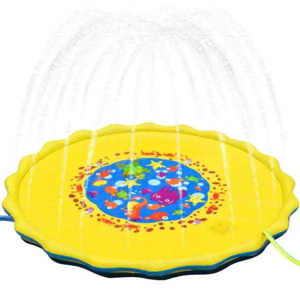 Spray and Splash Kids Outdoor Garden Sprinkle Mat Water Toy