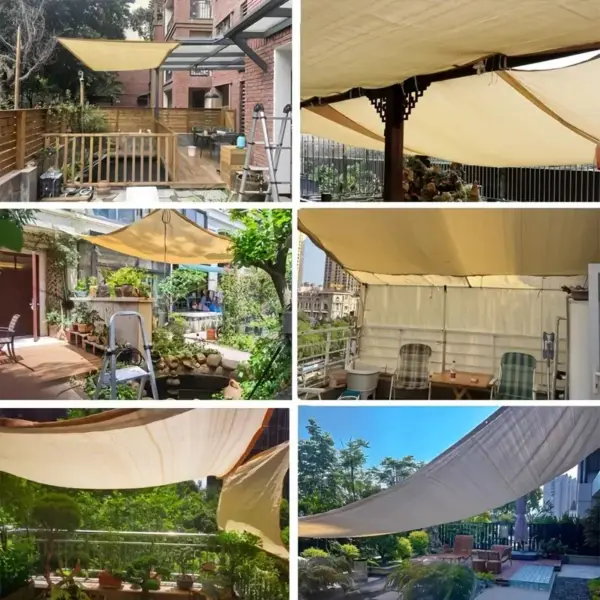 Shade Sail - 90-95% UV & Water Resistant - Image 4