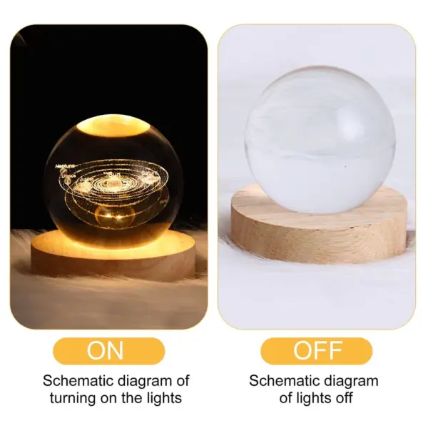 Solar System Crystal Ball - 8cm - Image 6