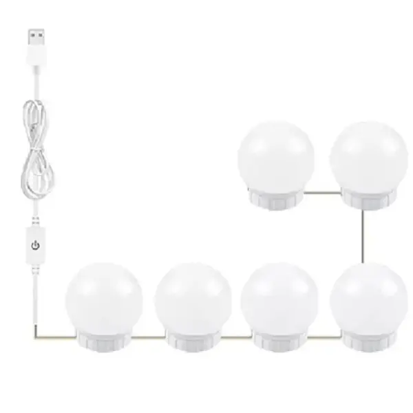 6 Piece Vanity Mirror Lights - Image 2